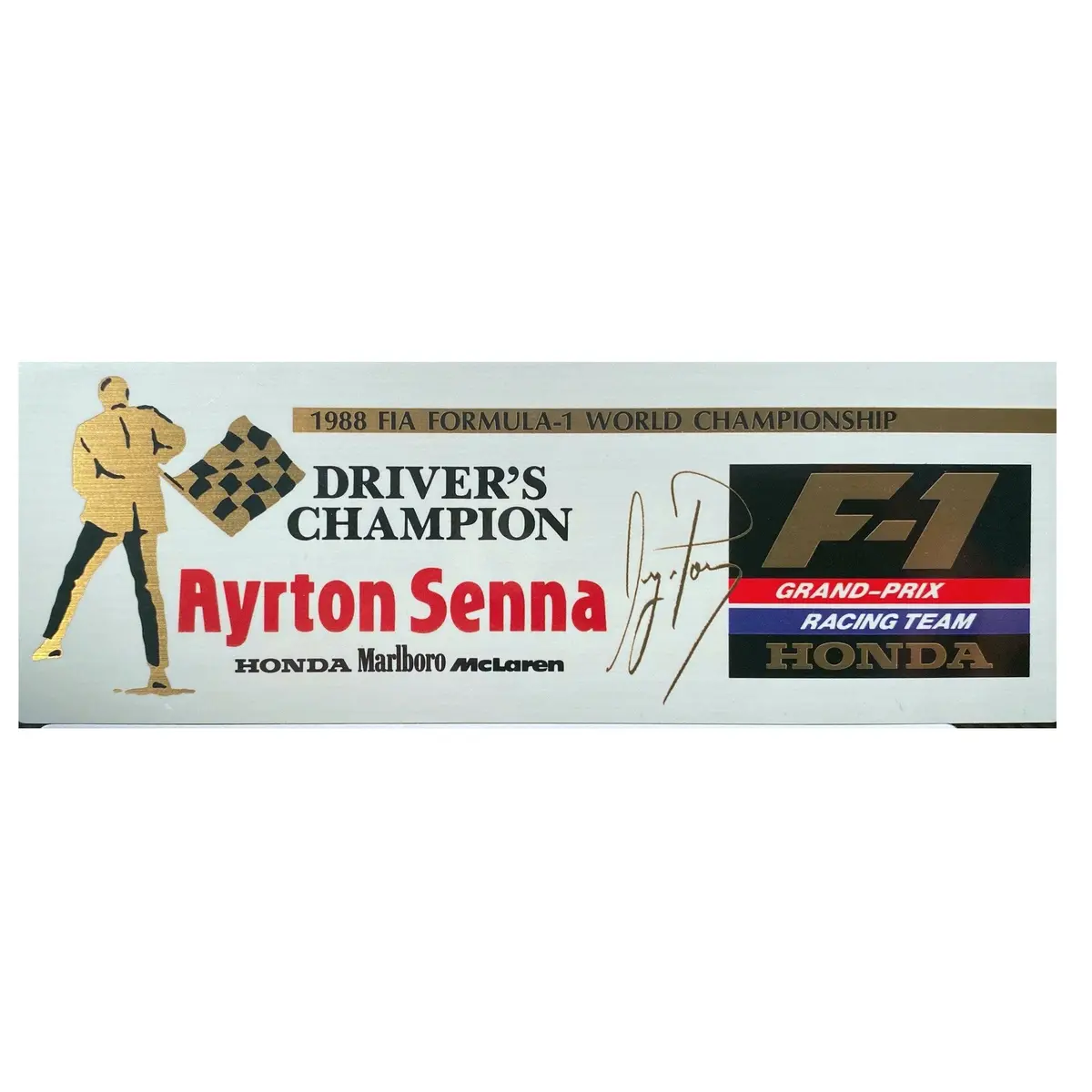Honda Drivers Champion 1988 - Senna 1