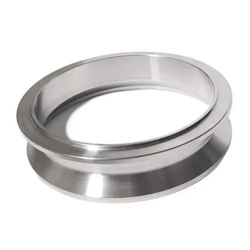 Flange, Downpipe Side, 4" Stainless V-Band, G-Series G40 G42 G45 V-Band Turbine Housing Exit, V1.0 1