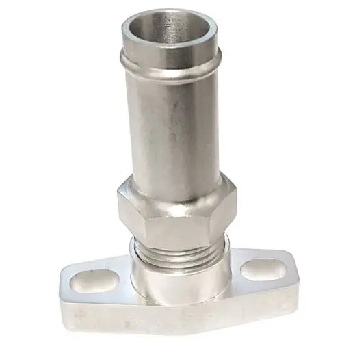Flange/Fitting Combo, Oil Drain, Gt/Gtx 30/35, Srt4 (And Others) With 3/4" Od Hose Barb 1