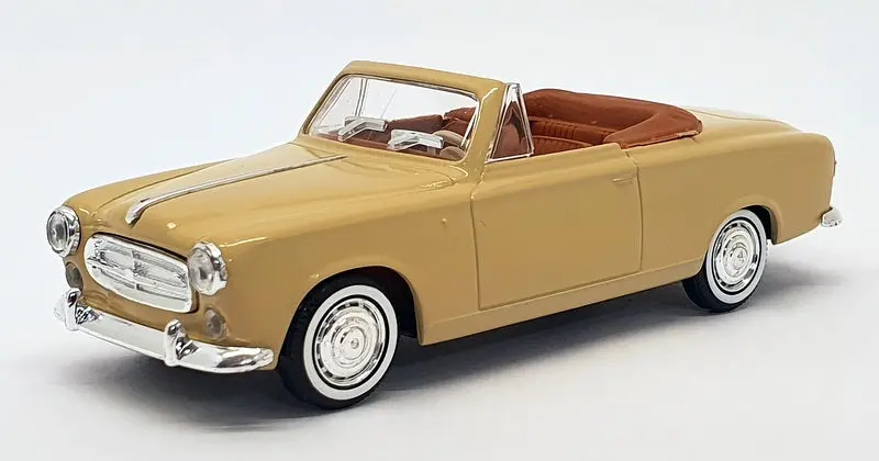 Solido A Century Of Cars 1/43 Scale Afr7707 - Peugeot 403 Cabriolet - Beige 1