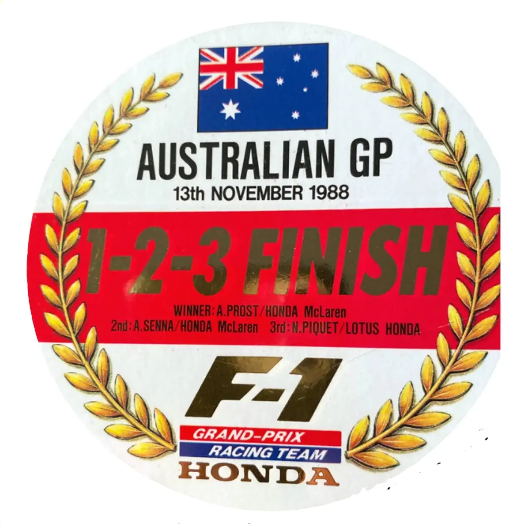 Honda Wins - Australian Gp 1988 1