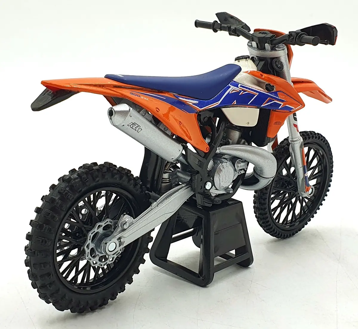 Newray 1/12 Scale 58373 - Ktm 300 Exc-Tpi Motorbike - Orange/Blue 2