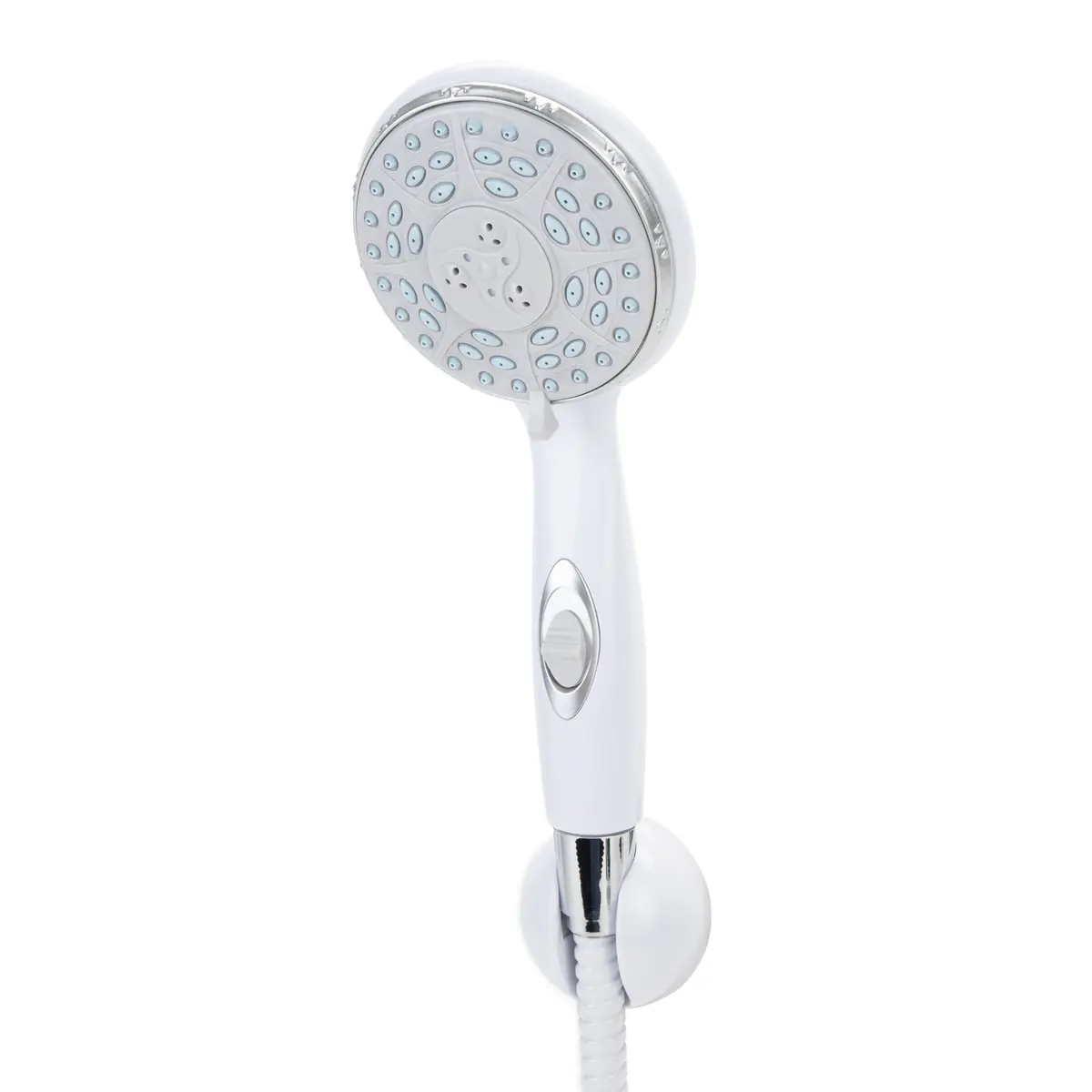 Shower Head Kit-White W/On/Off Includes Hose,Head,Mount&Hrdw 1