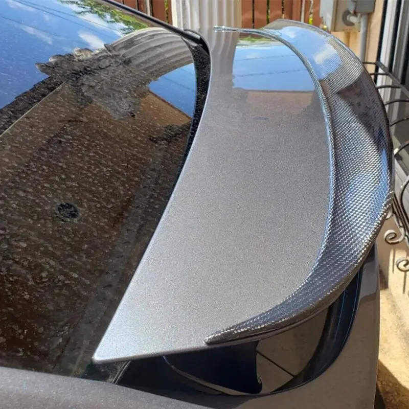 [Real Carbon Fiber] R Style Rear Wing Spoiler For Tesla Model X 2016-2020 1