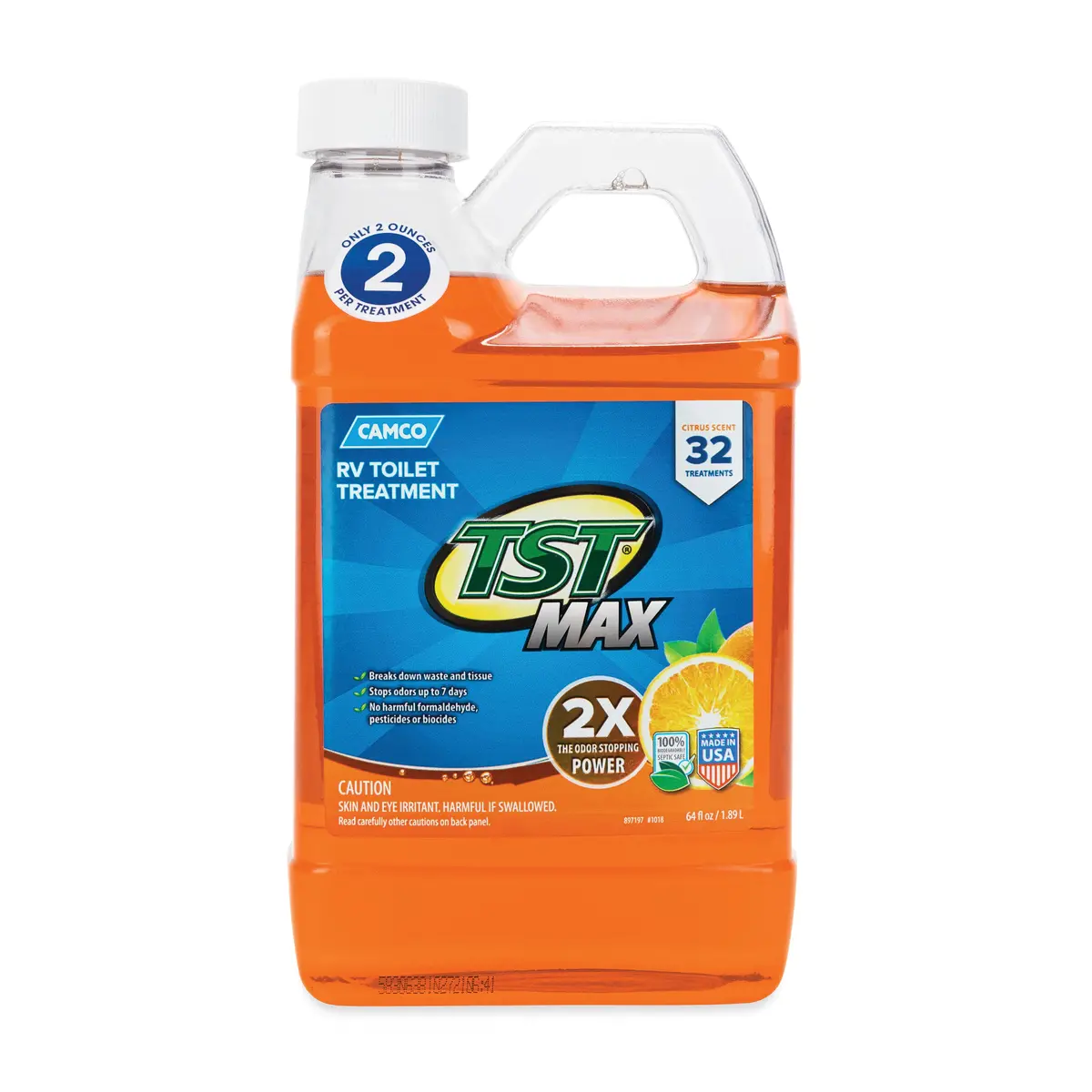 Tst Max Orange Power Toilet Treatment, 64 Oz 1