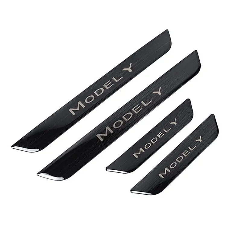 Tesla Model Y Door Sill Covers Vinyl Wrap Protector (2020-2023) 6