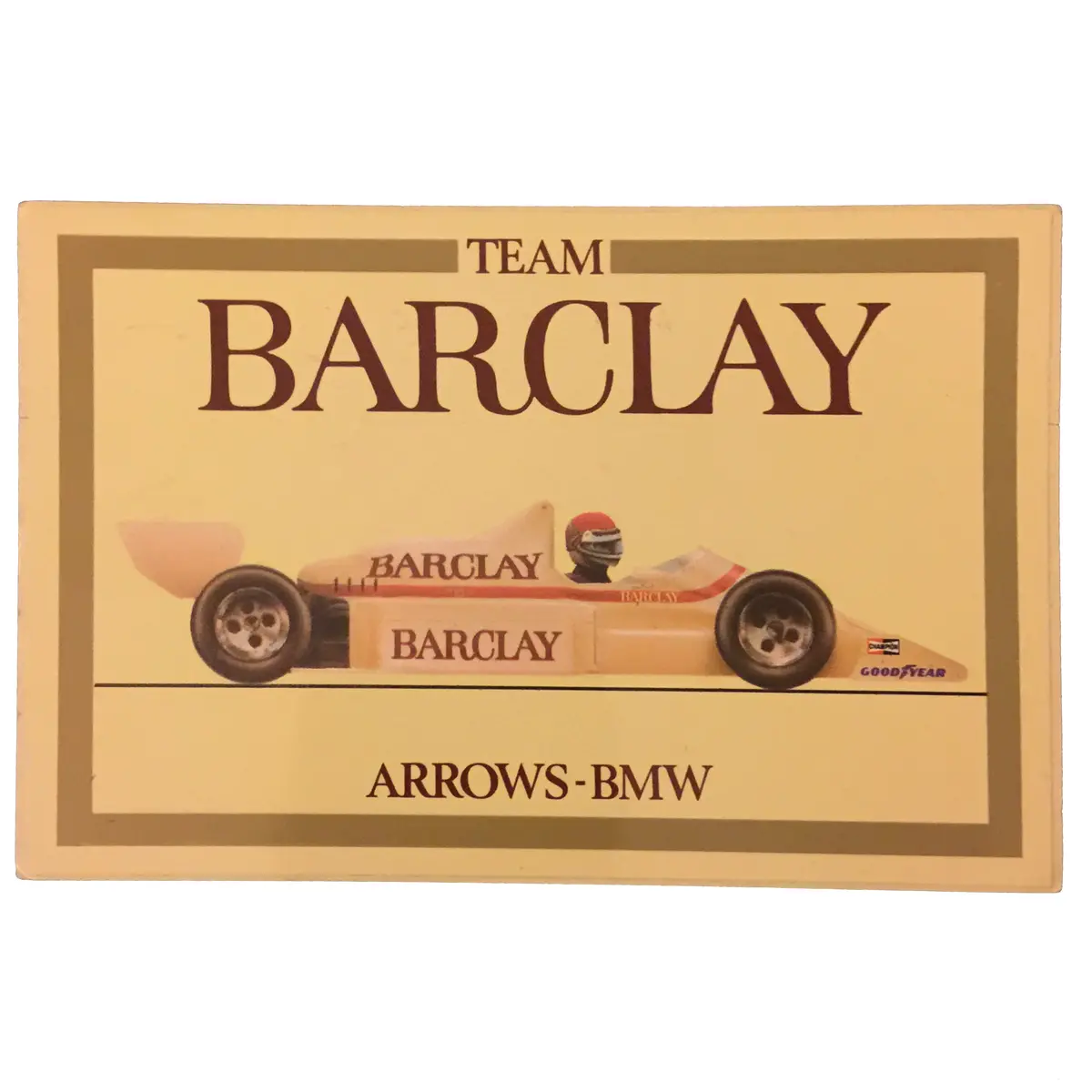 Barclays Bmw Arrows Sticker 1