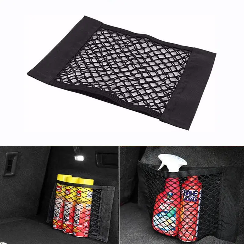 Trunk Mesh Cargo Net Storage Bag Fixed Net Bag For Tesla Model 3/Y/S/X 1
