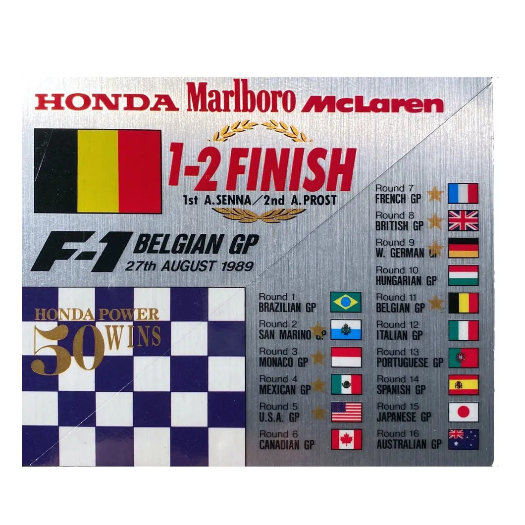 Honda Wins - Belgian -1989 1