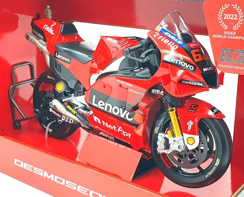Maisto 1/6 Scale 32229 - Ducati Desmosedici Mgp 2022 #63 F. Bagnaia 1