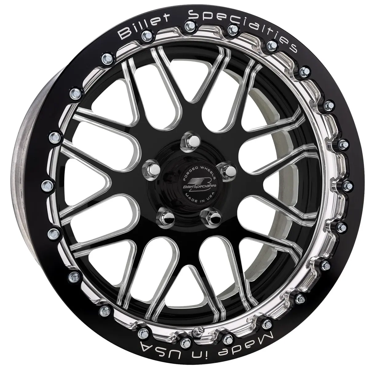 Billet Specialties Amcb45Sb514 Lonestar Single Beadlock Wheel – Black Satin Finish 1
