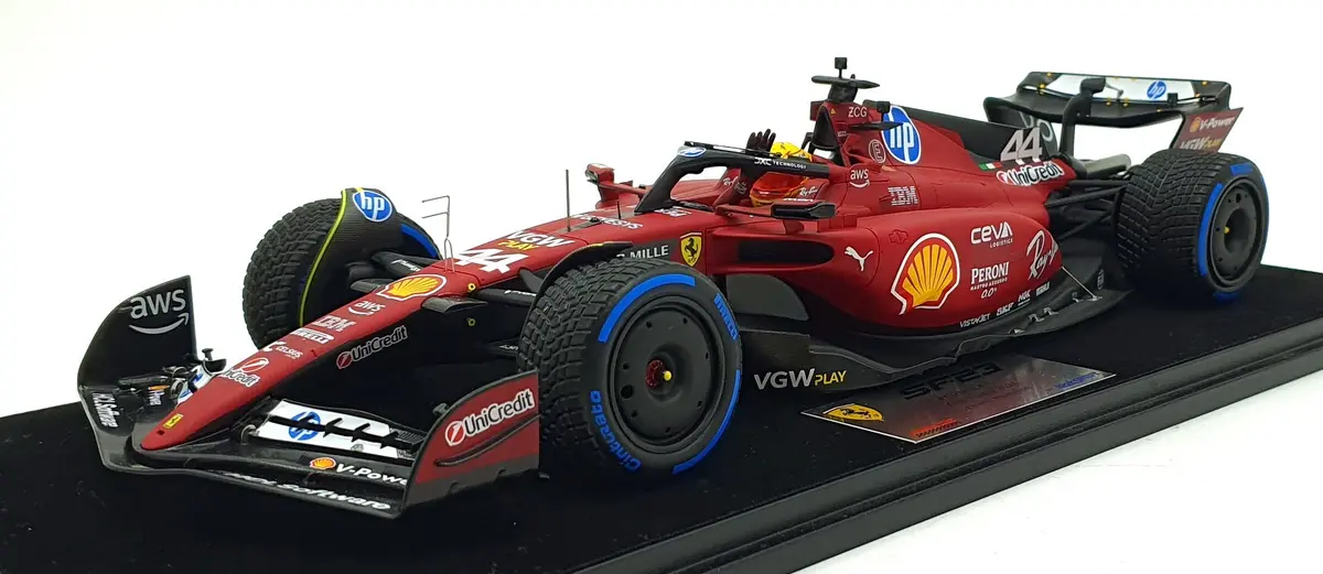 Look Smart 1/18 Scale Ls18f1073 F1 Ferrari Sf-23 Test Livery 2025 Lewis Hamilton 1