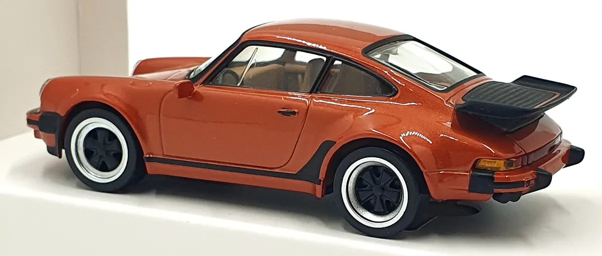 Norev 1/43 Scale Diecast 750072 - Porsche 911 Turbo - Burnt Orange 2