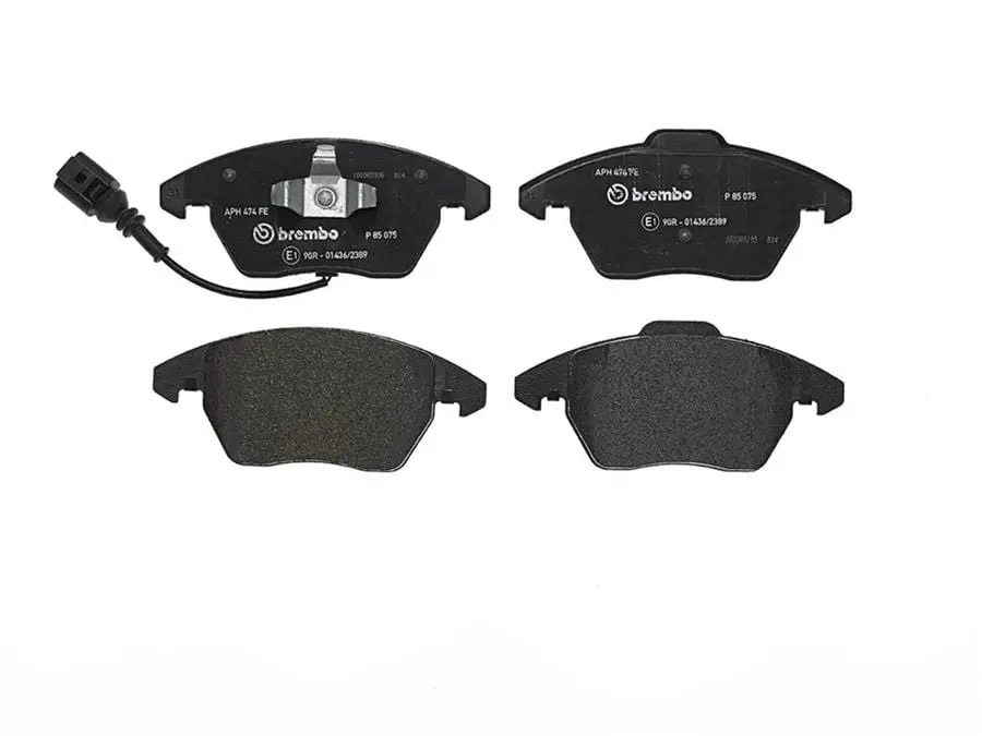 Brembo P85075 Low-Metallic Brake Pad Kit – Front Axle 1