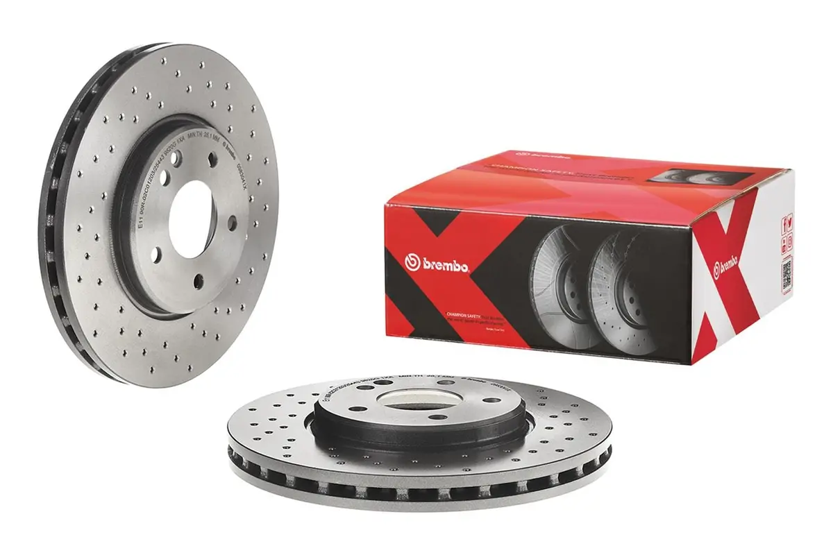 Brembo 09.8304.1X Uv-Coated Premium Brake Rotors 1