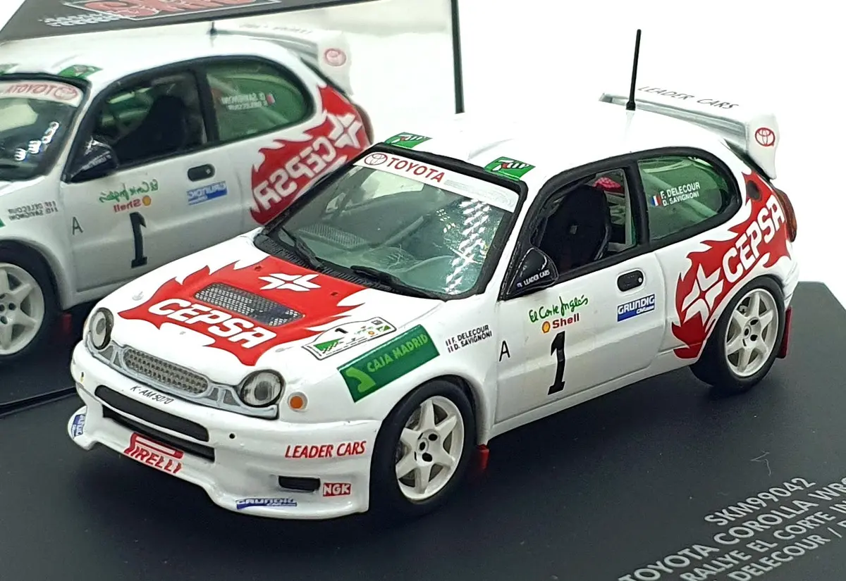 Skid 1/43 Scale Skm99042 - Toyota Corolla Wrc #1 Rally El Corte Ingles 1999 1