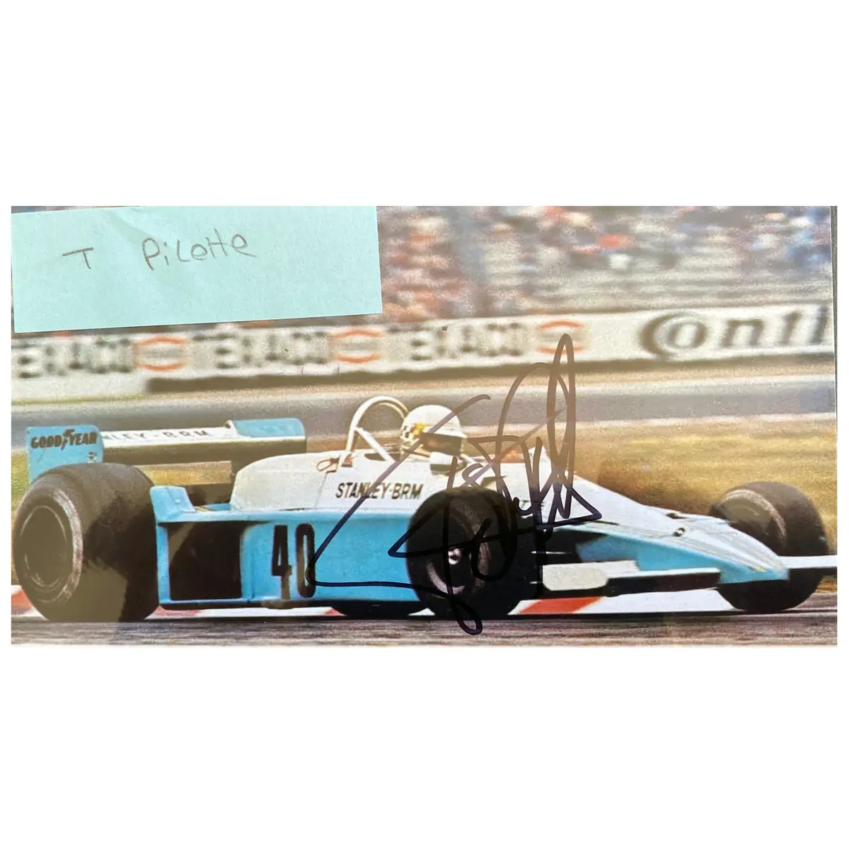 Brm - P207- Signed Picture Teddy Pilette 1