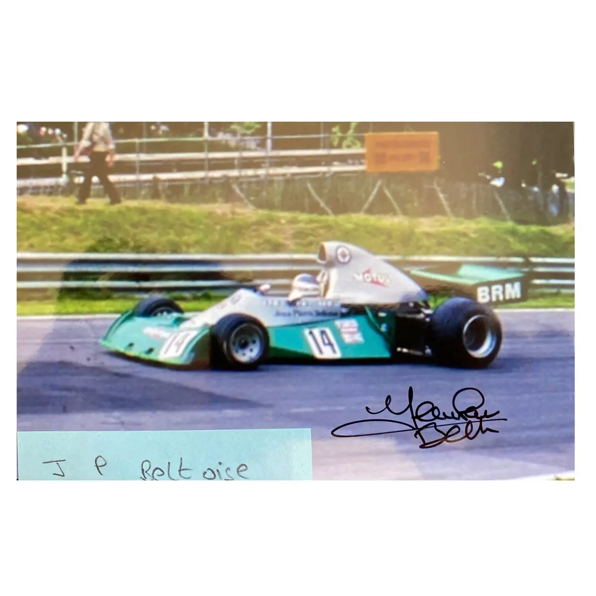Brm - P201 - Signed Picture Jp Beltoise 1