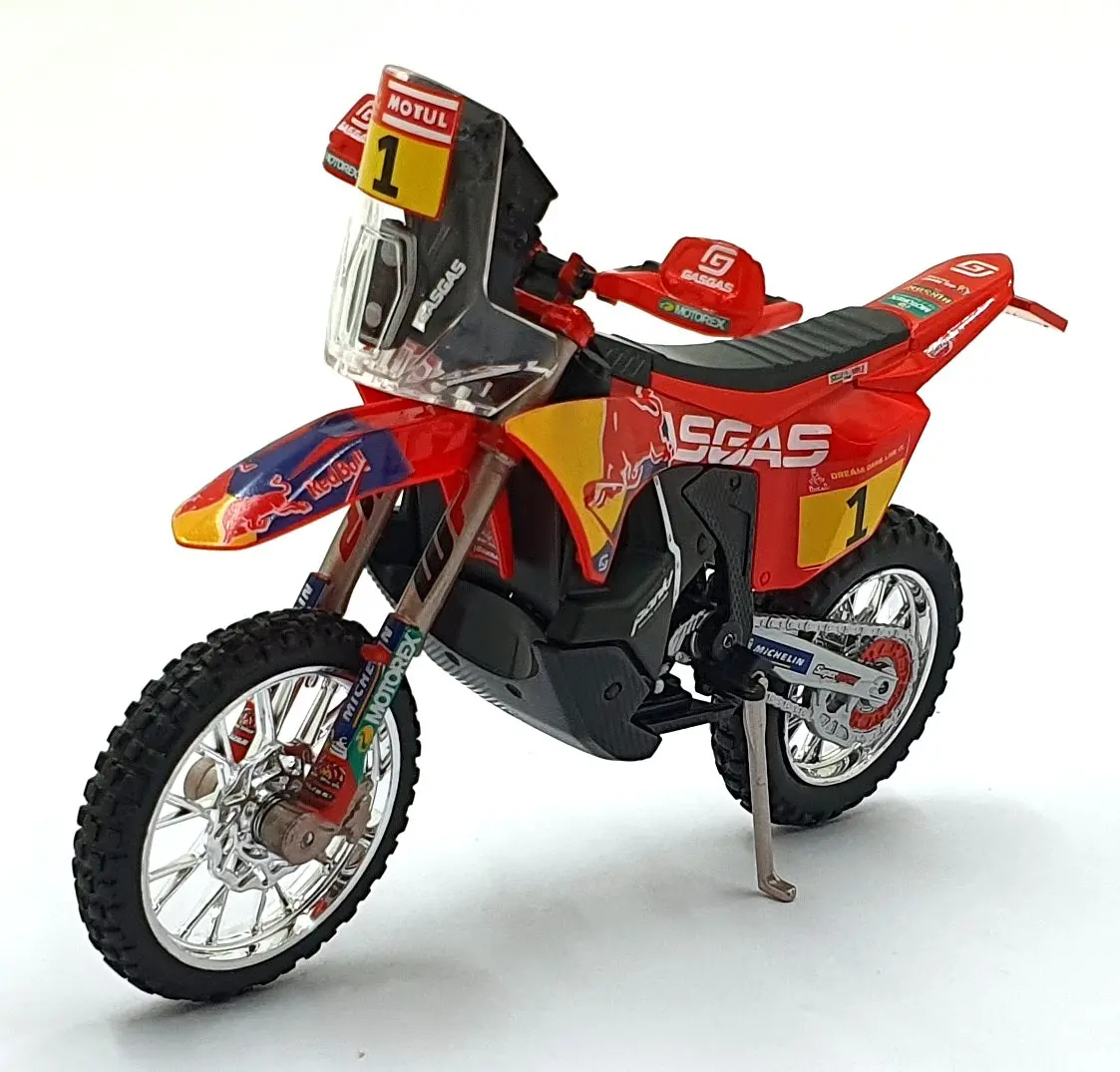 Burago 1/18 Scale 18-51091 - Gasgas Rx450f #1 Motorbike Dakar 2023 1