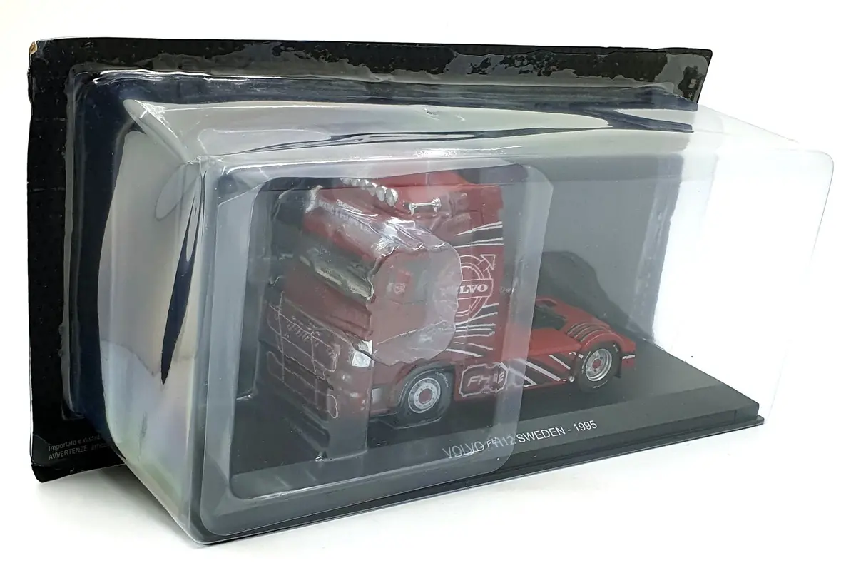 Hachette 1/43 Scale G1470011 - 1995 Volvo Fh12 Sweden - Red 1