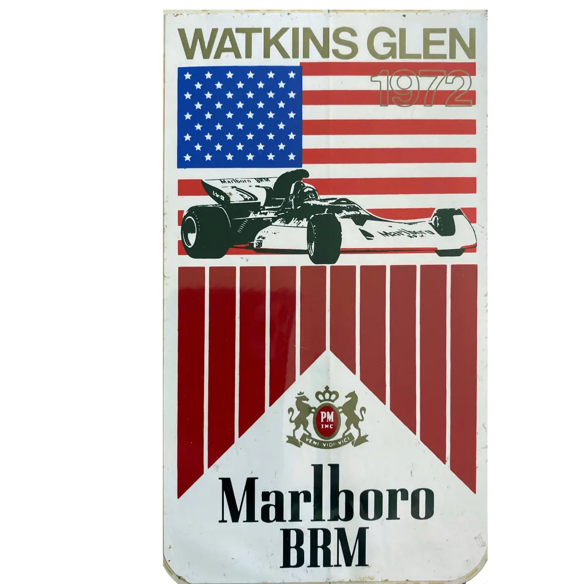 Marlboro Brm - Race Sticker - 1972 - Usa 1