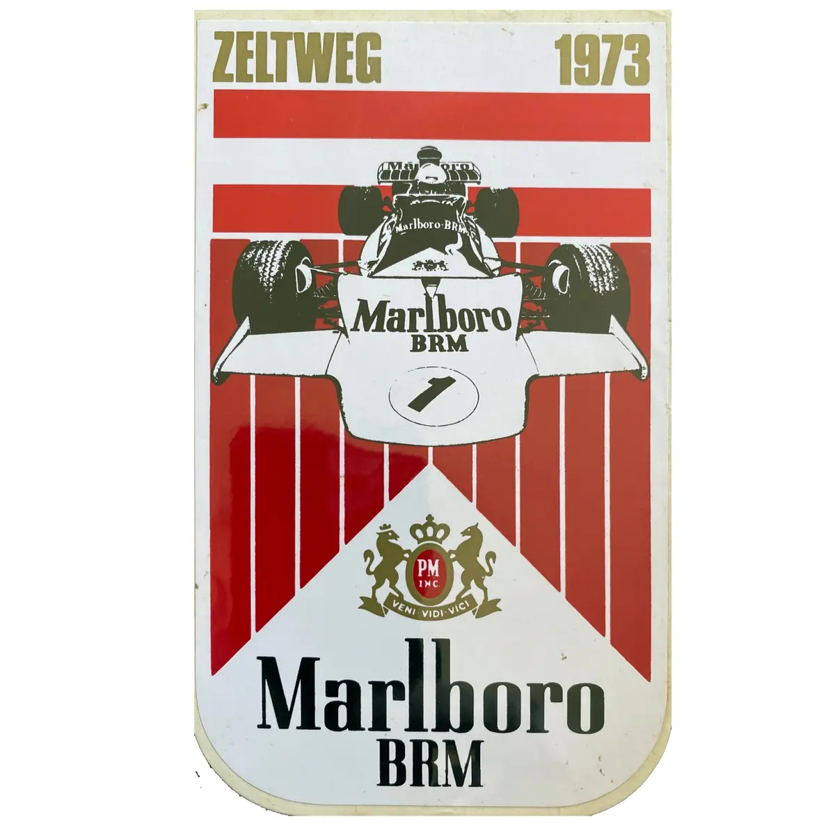 Marlboro Brm - Race Sticker - 1973 - Austria 1