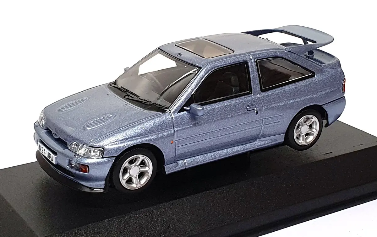 Vanguards 1/43 Scale Va14808 - Ford Escort Rs Cosworth Luxury - Auralis Blue 1