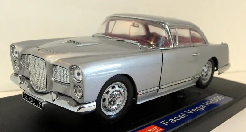 Sunstar 1/18 Scale Diecast - 3752 Facel Vega Hk500 Silver 1