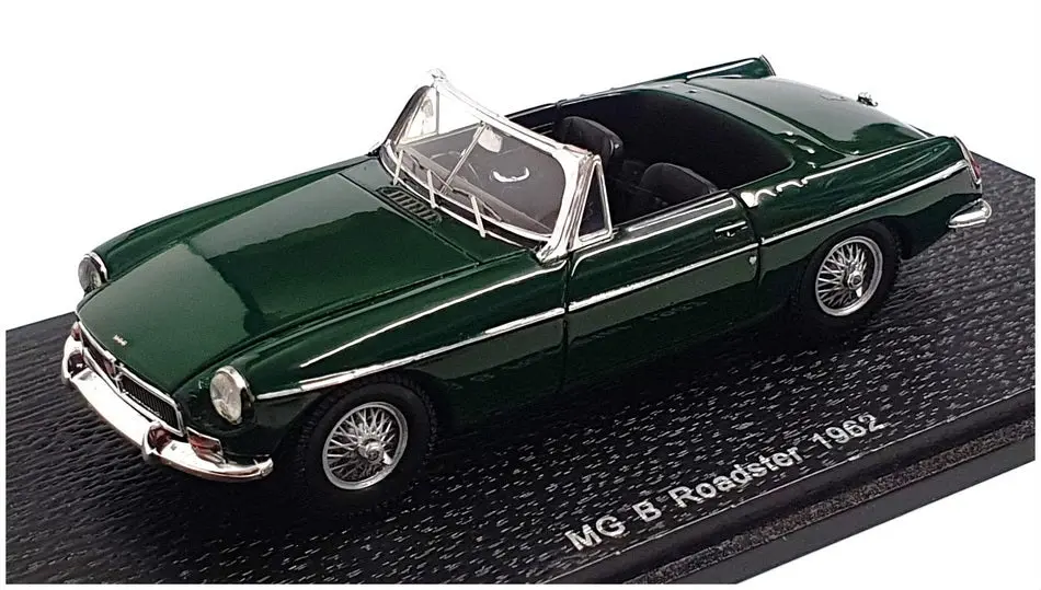 Spark 1/43 Scale Resin S4137 - 1962 Mgb Roadster - Green 1