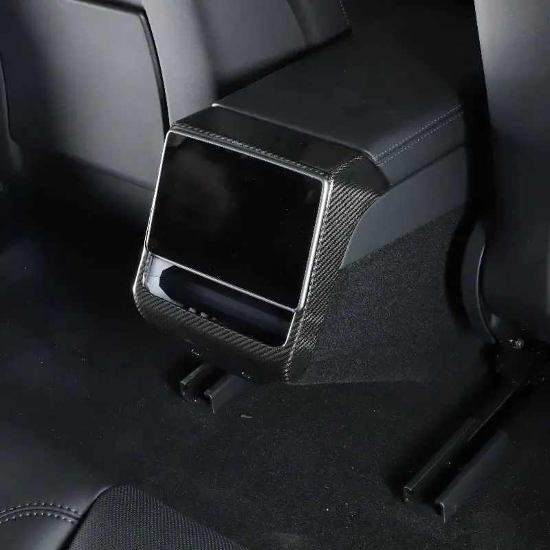 Carbon Fiber Rear Ac Vent Cover For Tesla Model 3 Highland(Carbon Fiber Pattern Abs) 1