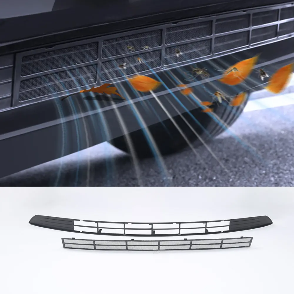 Front Bumper Radiator Mesh Grill Panel For Tesla Model 3 Highland 2024+ 1