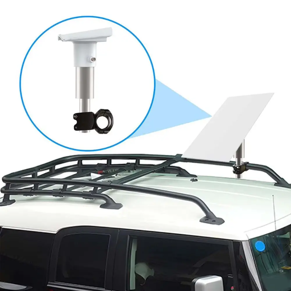 Round Tube Roof Rack Mount Kit For Starlink Gen 3 - Fits All Cars 1