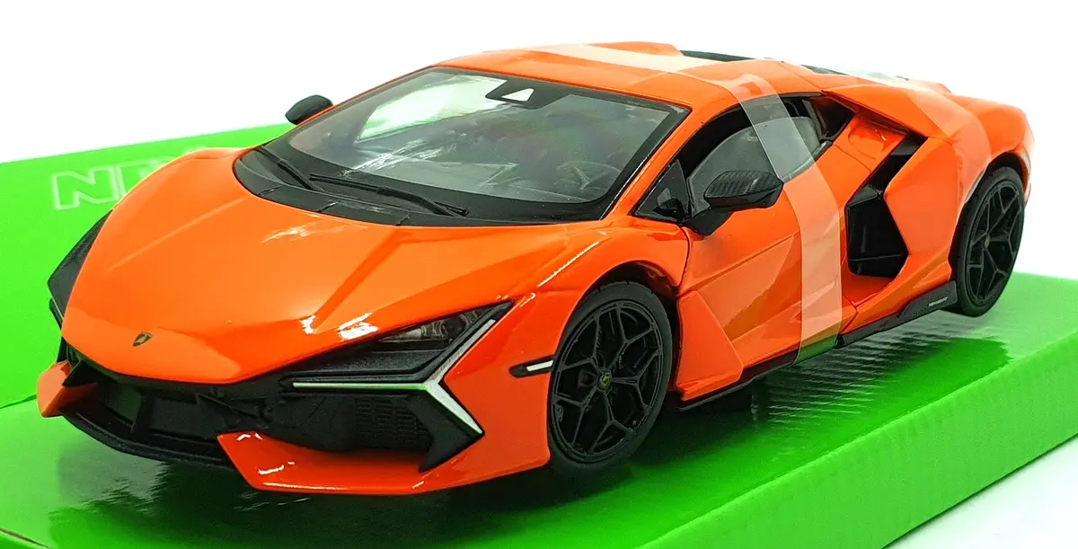 Welly Nex 1/24 Scale Diecast 24126W - Lamborghini Revuelto - Orange 1