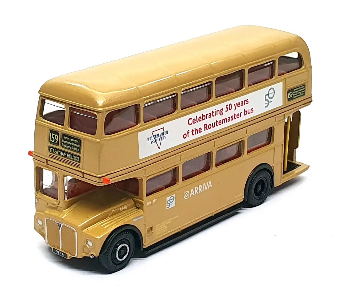 Efe 1/76 Scale 15632A - Aec Rm Routemaster Bus 50Th Ann. Arriva Rt. 159 - Gold 1