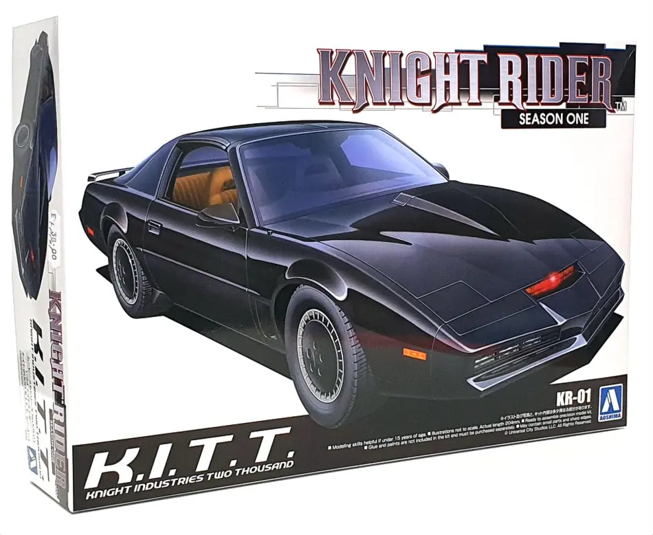 Aoshima 1/24 Scale Unbuilt Kit 063200 - Knight Rider K.I.T.T. Season 1 1
