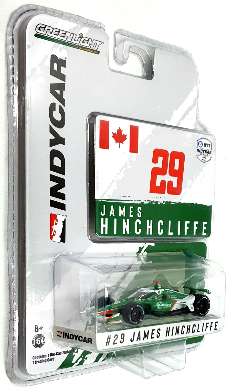 Greenlight 1/64 Scale 11513 - Honda Indycar #29 James Hinchcliffe 1