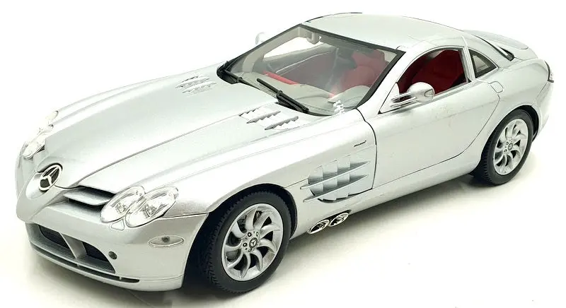 Motor Max 1/12 Scale Diecast 73004 - Mercedes Benz Mclaren Slr Metallic Silver 1