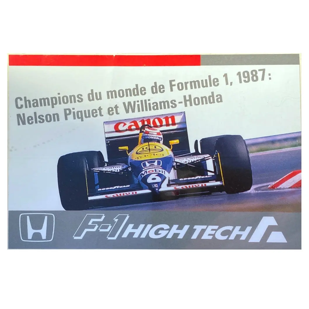 Honda Williams Champions De Monde 1987 1