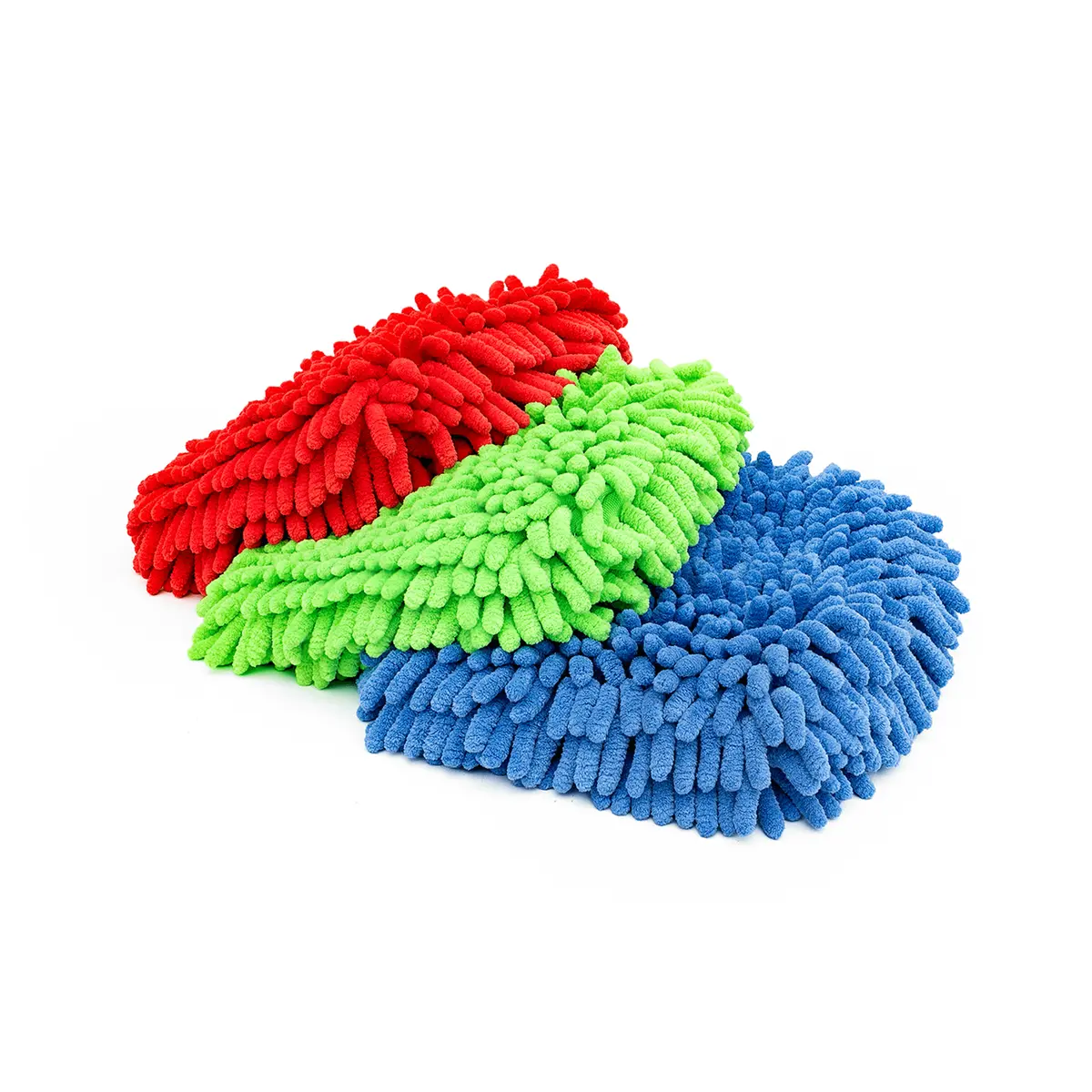 Knobby Microfiber Chenille Mitt - 2 Pack 1