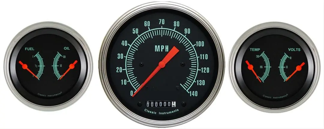 Classic Instruments G-Stock Analog Gauge Set – Vintage-Inspired Dashboard Suite 1
