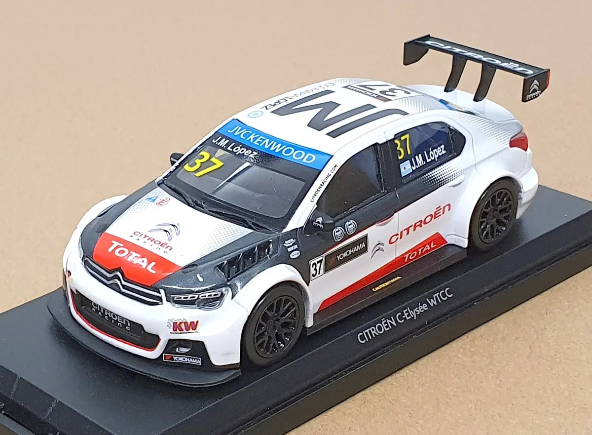 Norev 1/43 Scale Amc019600 - Citroën C-Elysée #37 Wtcc 2015 López 1