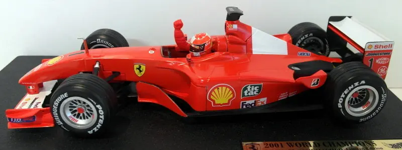 Hot Wheels 1/18 Scale Diecast - 53956 Ferrari F2001 Michael Schumacher 1