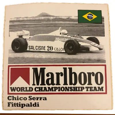 Marlboro-World-Championship-Team-Driver-Sticker- Chico Serra- Fittipaldi 1