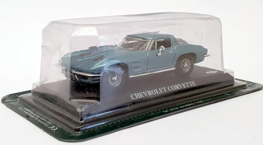 Altaya 1/43 Scale Model Car Al41020 - Chevrolet Corvette - Blue 1