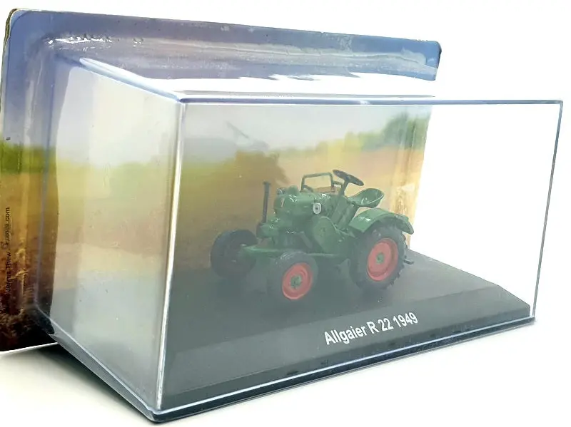 Hachette 1/43 Scale Model Tractor Hl24 - 1949 Allgaier R22 - Green 1