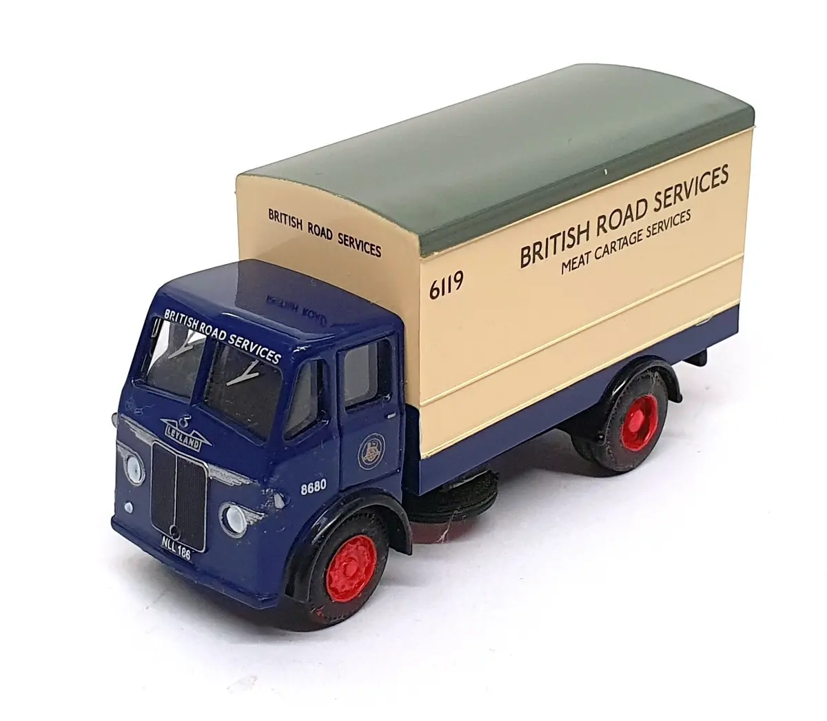 Base Toys 1/76 Scale D-05 - Leyland Beaver Box Van Brs Meat Cartage Services 1