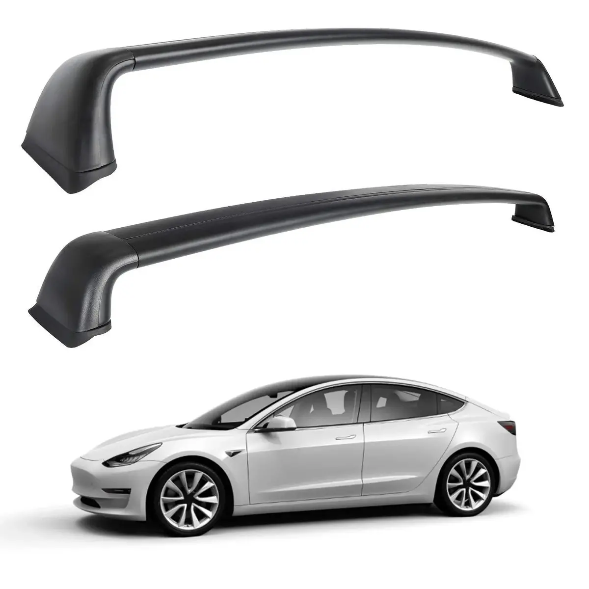 Model 3 & Model Y Aluminum Roof Rack Cargo Cross Bars (Set Of 2) For Tesla(2017+) 1