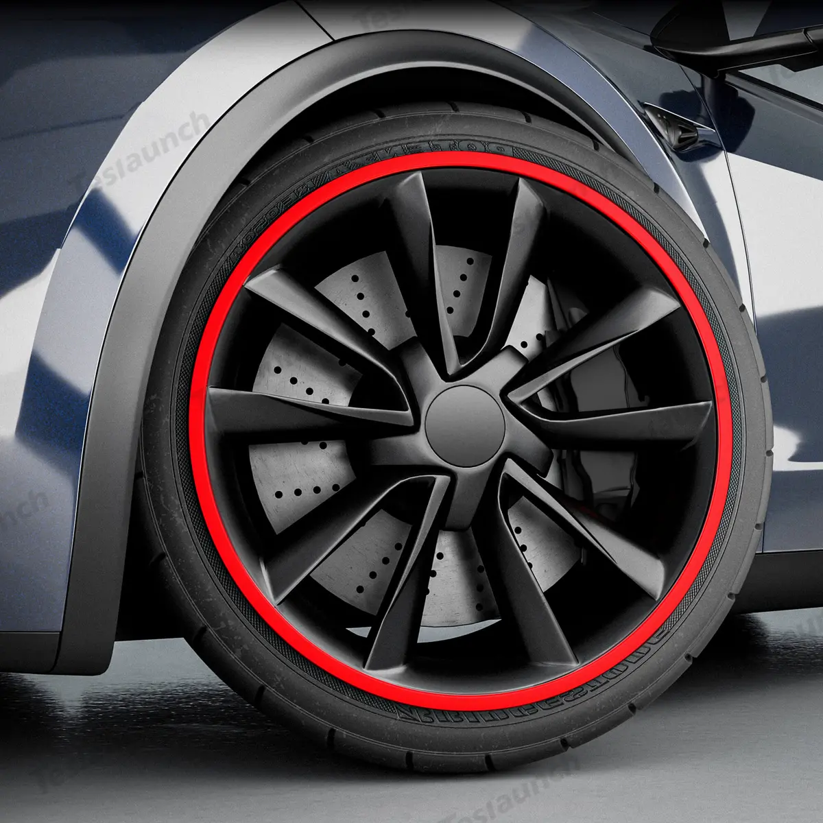 Aluminum Alloy Wheel Rim Protector- Fits All Cars (4Pcs） 3