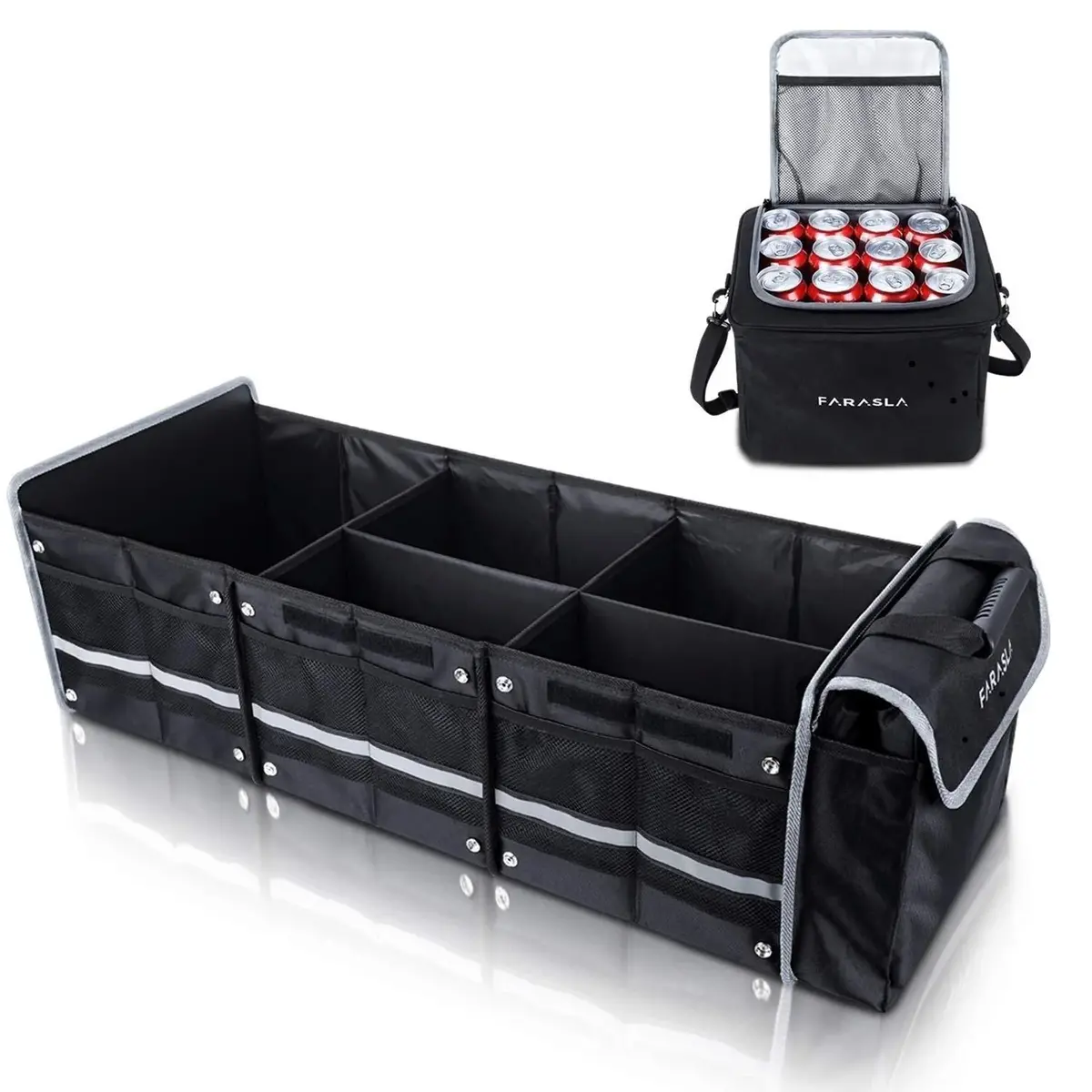 Water & Leakproof Large Collapsible Trunk Organizer For Tesla Model S/X/3/Y/Cybertruck 1