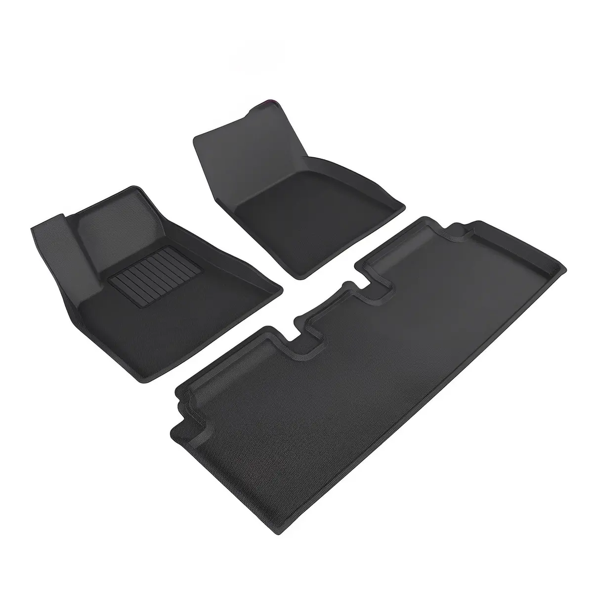 Model S Floor Mats And Liners 3D Lamination Cutting Cargo Liner For Tesla(2021+) 1